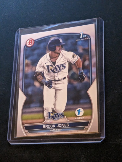 2023 Bowman 1st Edition #BPPF-115 Brock Jones Tampa Bay Rays 1st Bowman