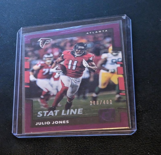 266/400 2017 Donruss #d Purple Stat Line Julio Jones
