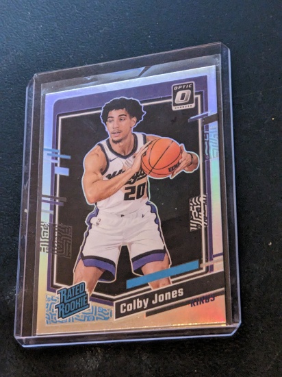 2023-24 Donruss Optic Basketball Colby Jones Rated Rookie Holo Silver #246 RC