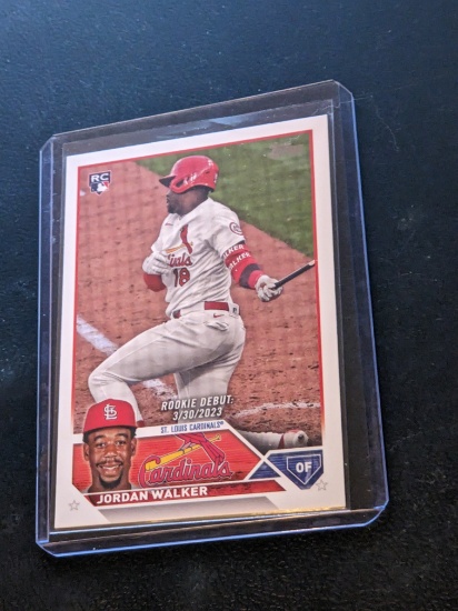 2023 Topps Update #US122- JORDAN WALKER Rookie Debut RC Card