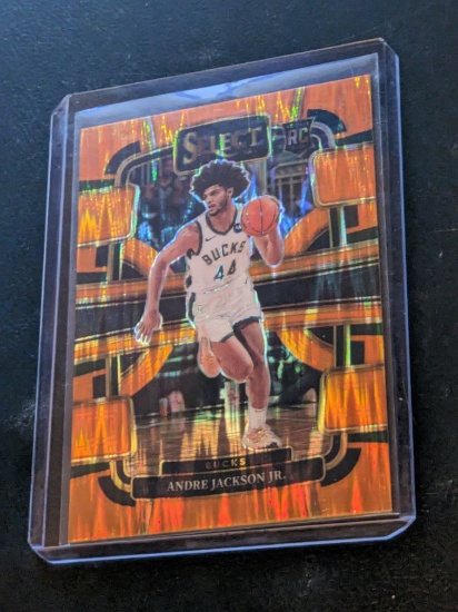 2023-24 Panini Select Concourse Orange Shock Rookie Andre Jackson #98
