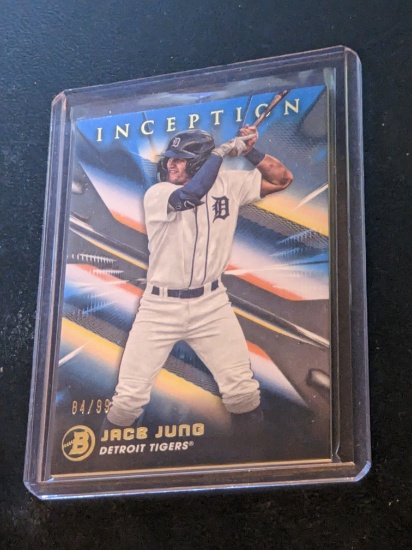 84/99 2023 Bowman Inception Jace Jung 49 Blue
