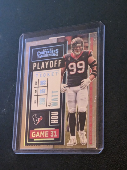 2020 Panini Contenders J.J. Watt Playoff Ticket