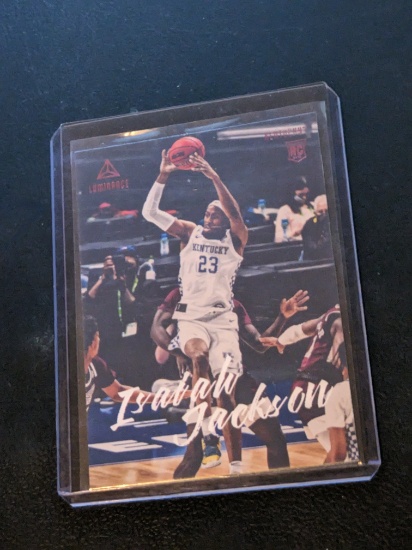 2021-22 Panini Chronicles Draft Luminance Pink Isaiah Jackson Rookie pink#92