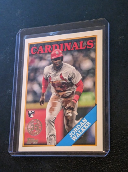 Jordan Walker 2023 Topps Update 1988 35th Anniversary Rookie RC #88US-49
