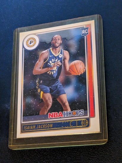 Isaiah Jackson 2021-22 Panini NBA Hoops RC Rookie Card #223 Indiana Pacers