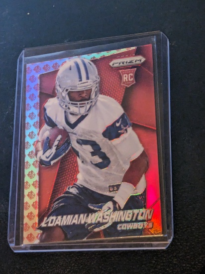 69/75 2014 Panini Prizm Panini Prizm L Damian Washington #206 Rookie RC Parallel Insert