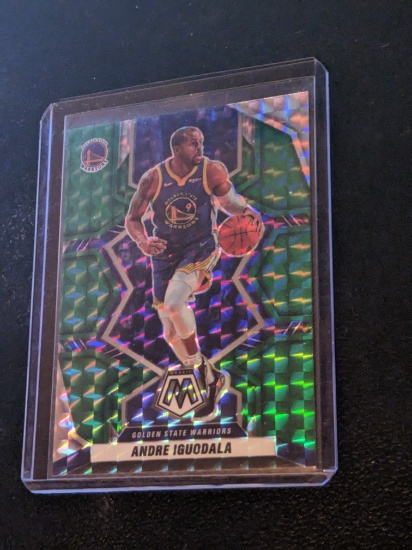 2021-22 Panini Mosaic Mosaic Green #181 Andre Iguodala