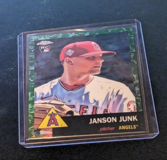 44/99 2022 Topps Chrome Platinum Anniversary Janson Junk #280 Green Toile