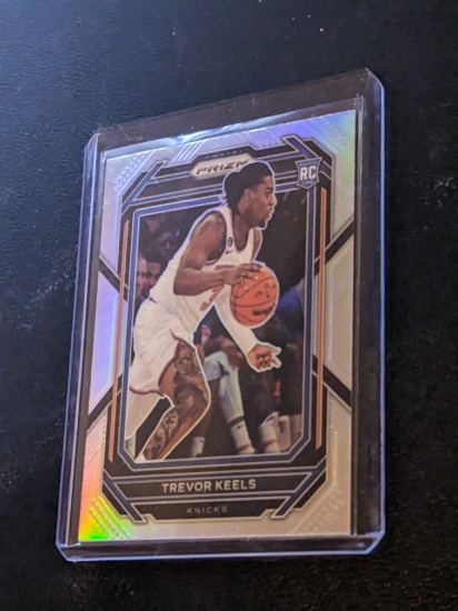 2022-23 Panini Prizm Trevor Keels Silver Prizm Rookie #260 New York Knicks RC