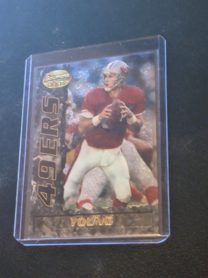 STEVE YOUNG SAN FRANCISCO 49ERS QB HOF 2005 BOWMANs BEST CHROME #54