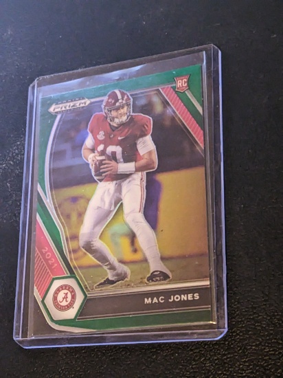 NBA 2021 Panini Prizm Draft Picks Mac Jones #104 Green Prizm Rookie Card