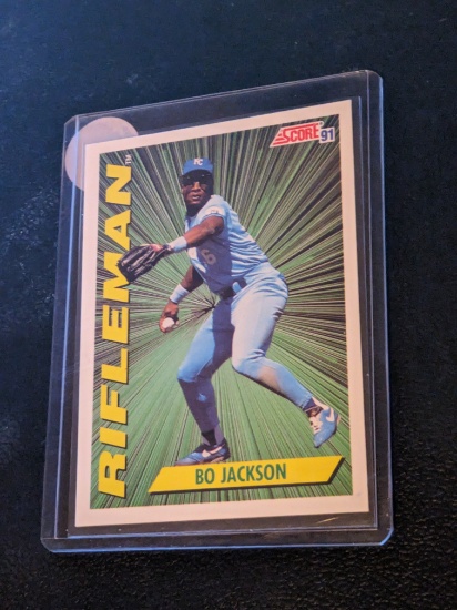 1991 Score - Bo Jackson #412 Rifleman