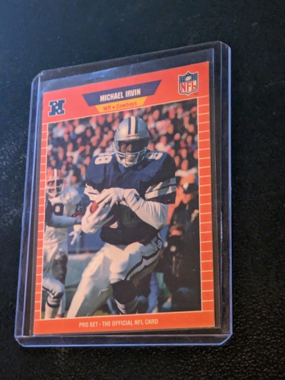 1989 PRO SET MICHAEL IRVIN RC DALLAS COWBOYS #89