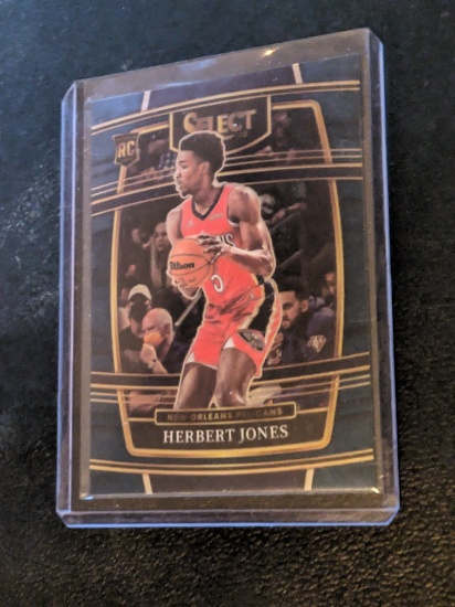 2021-22 Panini Select - Concourse Blue Prizm #45 Herbert Jones (RC)