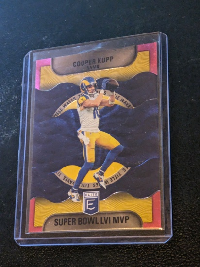 2022 DONRUSS ELITE TIDAL WAVES COOPER KUPP SUPER BOWL MVP CARD