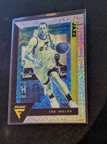 2020-21 Panini Flux Basketball Joe Ingles Silver Mojo PRIZM #174 Jazz