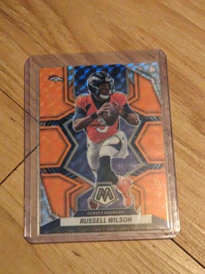 2022 Panini Mosaic Russell Wilson orange insert