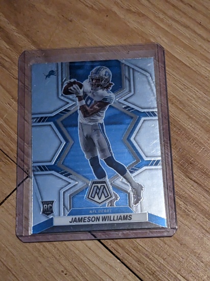 2022 Panini Mosaic #278 Jameson Williams FOOTBALL Detroit Lions