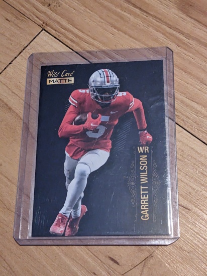 2022 Wild Card Matte Garrett Wilson Jets Ohio State