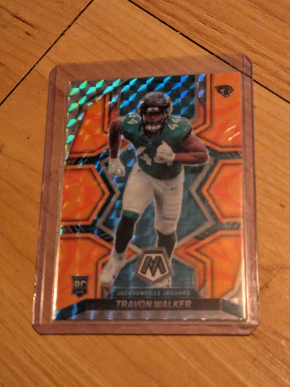 Travon Walker (RC) 2022 Panini Mosaic Reactive Orange Mosaic Prizm #333 JAGUARS