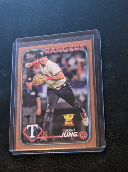 1414/2024 Topps 2024 Series 2 Baseball Card #620 Josh Jung Texas Rangers Gold /2024