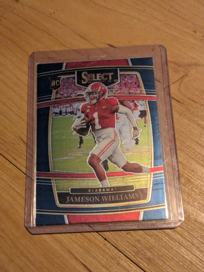 2022 Panini Select Draft Picks #52 Jameson Williams Blue RC Rookie