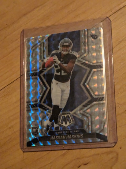 Hassan Haskins 2022 Panini Mosaic Silver camo #325