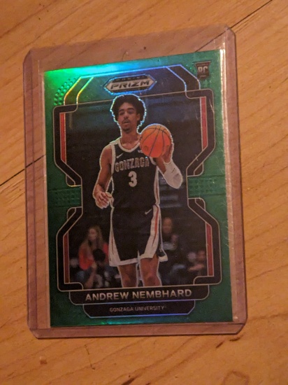 2022-23 Panini Prizm Draft GREEN PRIZM #91 ANDREW NEMBHARD RC Rookie Pacers