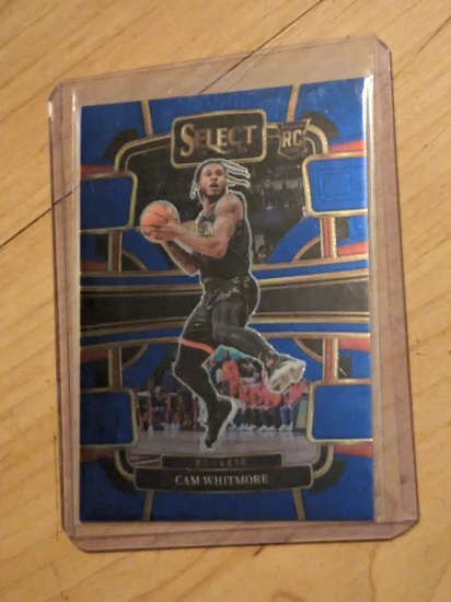 2023-24 Panini Select Blue Rookie #69 Cam Whitmore Houston Rockets