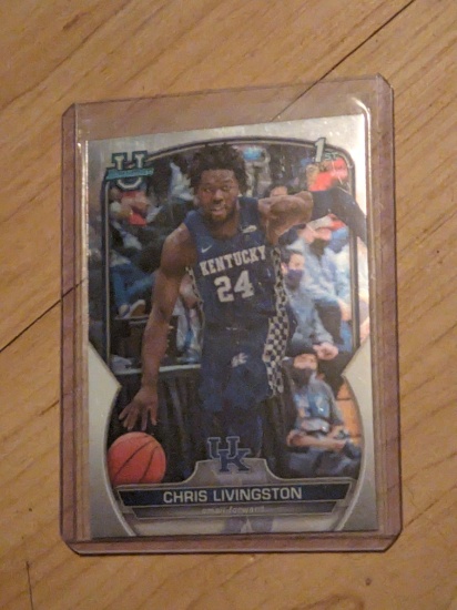 2022-23 Bowman Chrome University #13 Chris Livingston Kentucky 1st Bowman