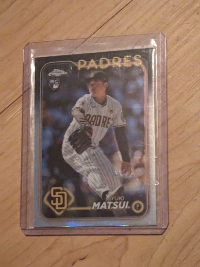 2024 Topps Chrome Hyper Refractor RC #116 Yuki Matsui San Diego Padres