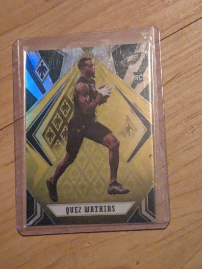 24/75 2020 Panini Phoenix Rookies yellow insert Quez Watkins #183 RC Rookie