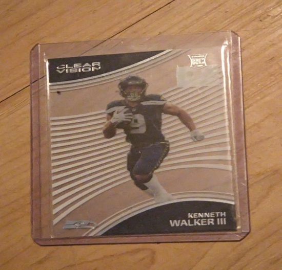 2022 Panini Chronicles #CVR-4 Kenneth Walker III Clear Vision Rookies
