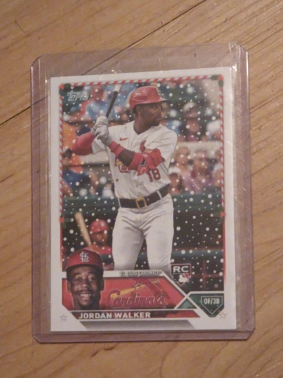 2023 Topps Holiday Jordan Walker Rookie RC Winter St. Louis Cardinals