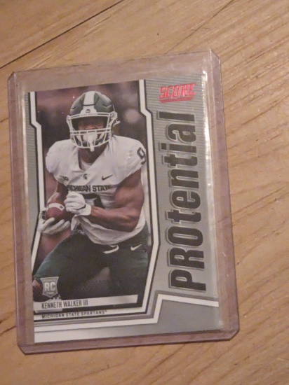 Kenneth Walker III Seahawks, Panini Score PROtential Rookie RC P-KW