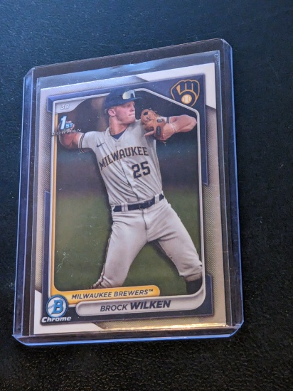 Brock Wilken 2024 Bowman Chrome 1st Bowman Mega #BCP-86 Brewers