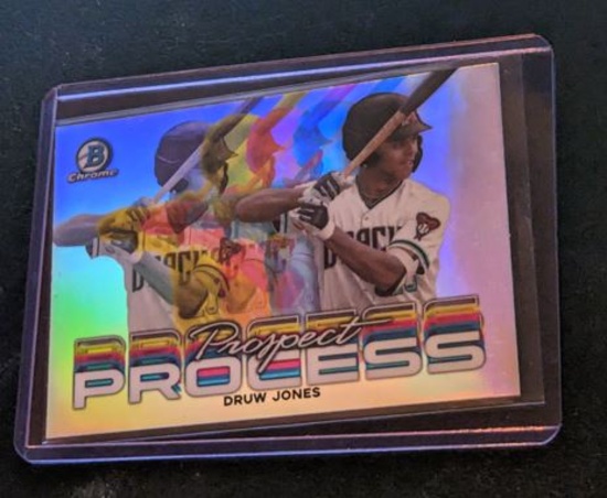 2023 Bowman Chrome #PRP-6 Druw Jones Prospect Process