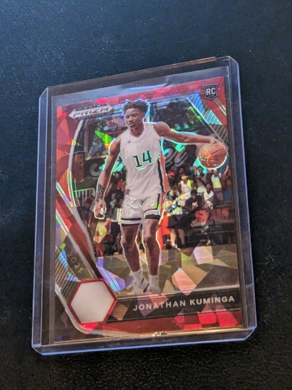 Jonathan Kuminga 2021 Panini Prizm Draft Red Ice Rookie RC Golden State No.5