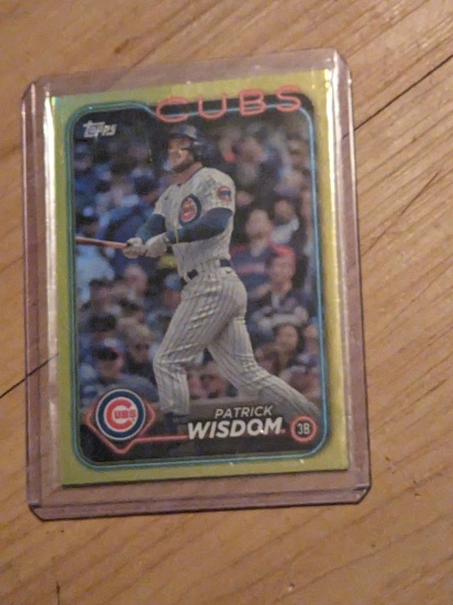 2024 Topps Patrick Wisdom #328 Gold Foil Chicago Cubs