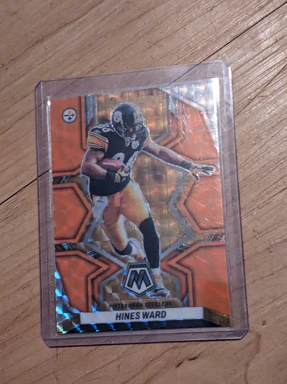 2022 Panini Mosaic Reactive Orange Prizm Hines Ward #238 Pittsburgh Steelers