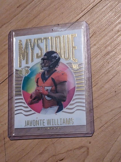 2021 ILLUSIONS JAVONTE WILLIAMS MYSTIQUE ACETATE ROOKIE RC MY-15 WHITE