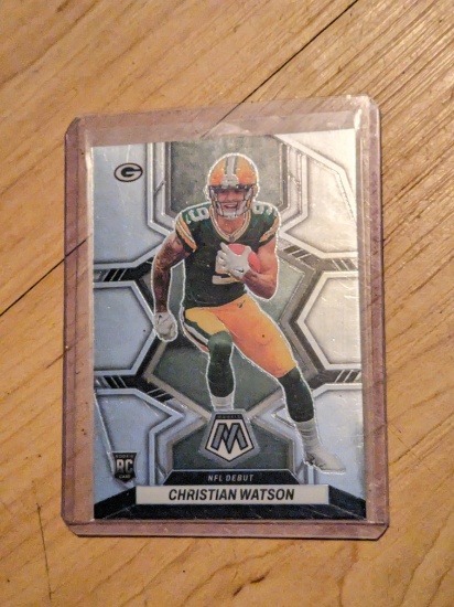 2022 Panini Mosaic #281 Christian Watson Rookie Green Bay Packers