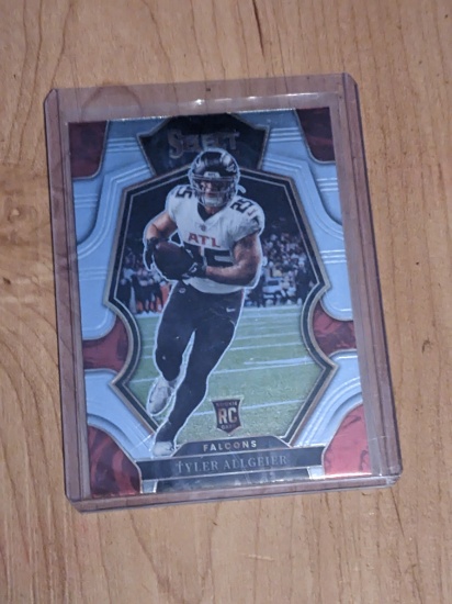 Tyler Allgeier 2022 Panini Select Premier Level RC #105