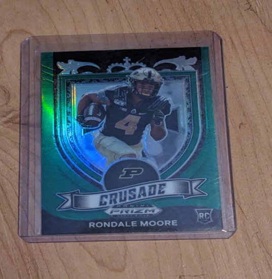 RONDALE MOORE 2021 Panini Prizm Draft Picks Crusade PRIZMS GREEN #171 Cardinals