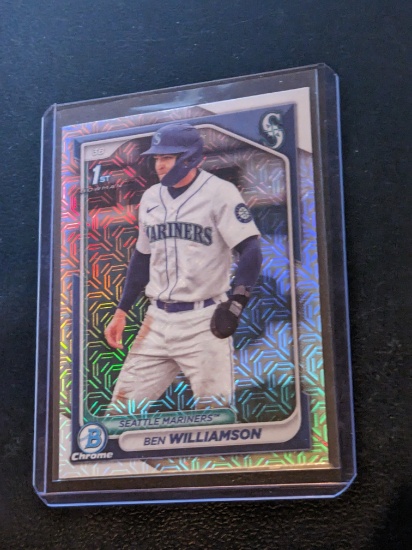 2024 Bowman - Chrome Prospects Ben Williamson #BCP-67 Blue Mojo Refractor