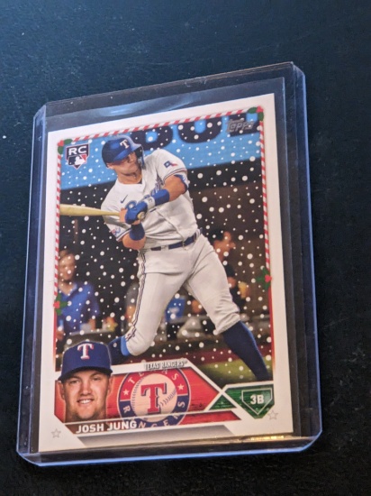 2023 Topps Holiday - #H120 Josh Jung (RC) Rangers Rookie