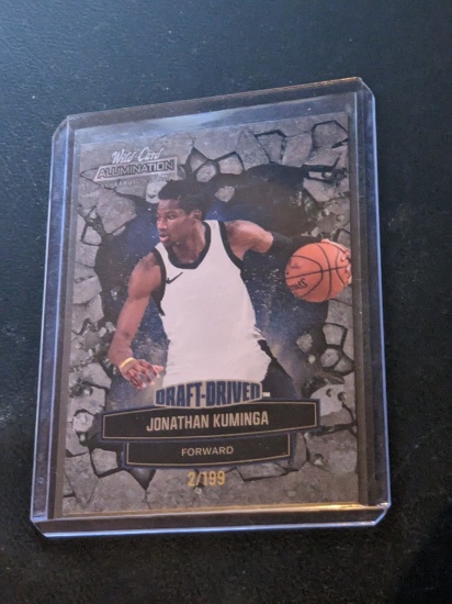 2022 Wild Card Alumination JONATHAN KUMINGA RC #DD-20 GREEN DRAFT-DRIVEN ROOKIE