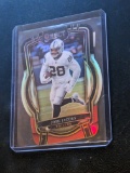 2022 Panini Select #250 Josh Jacobs Black and Red Prizm Die Cut