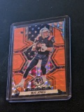 2022 Panini Mosaic Mac Jones #266 Mosaic Reactive Orange Prizm